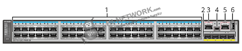 front-panel-s5710-52c-pwr-ei-ac-datasheet