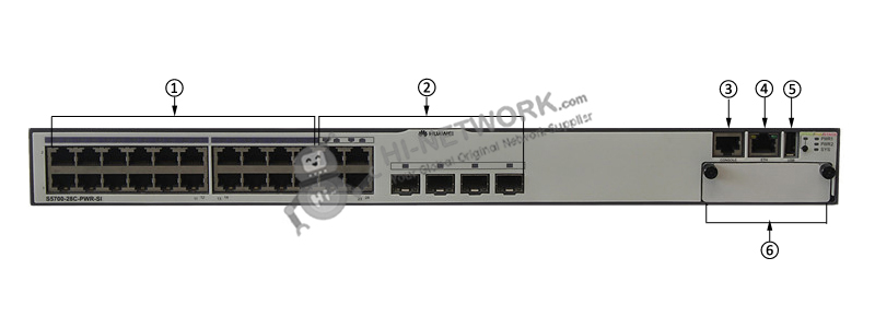 front-panel-s5700-28c-si-datasheet