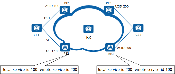 EVPN VPWS networking