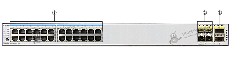 front-panel-ce5855-24t4s2q-ei-datasheet